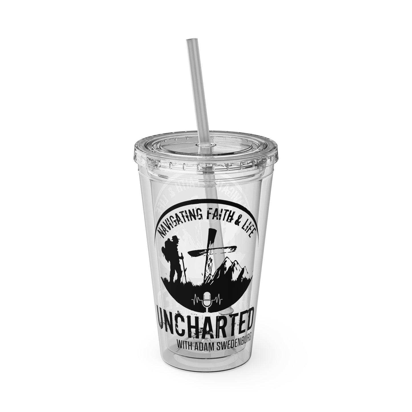 Sunsplash Adventure Tumbler, Travel Mug, Insulated Cup for Outdoor Lovers, Gifts for Travelers, Motivational Drinkware