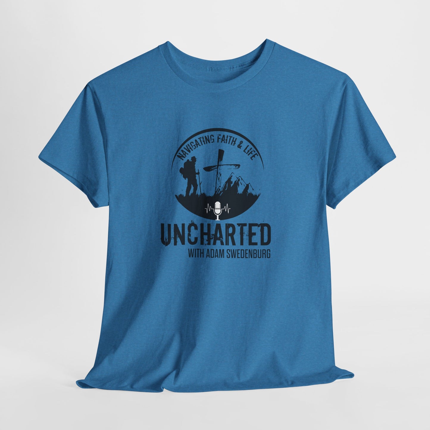 Uncharted Adventure Tee | Unisex Heavy Cotton Shirt, Casual Wear, Travel Gift, Outdoor Adventure, Nature Lovers, Summer Tee