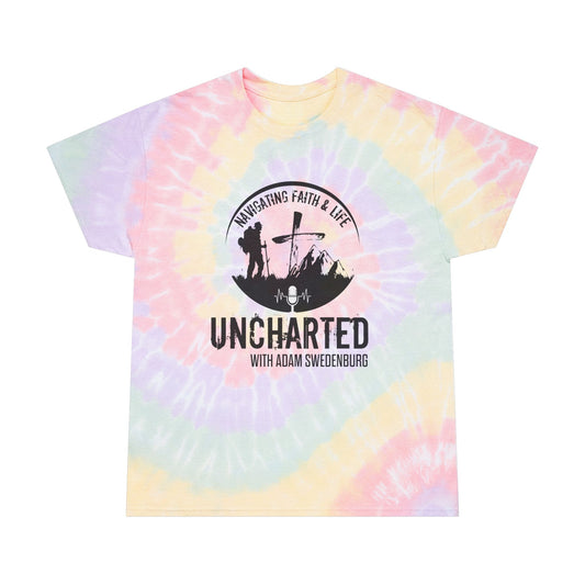 **** Limited Time**** Colorful Tie-Dye Tee | Uncharted Spirit Shirt, Festival Clothing, Summer Vibes Top, Unisex Casual Wear, Inspirational Gift