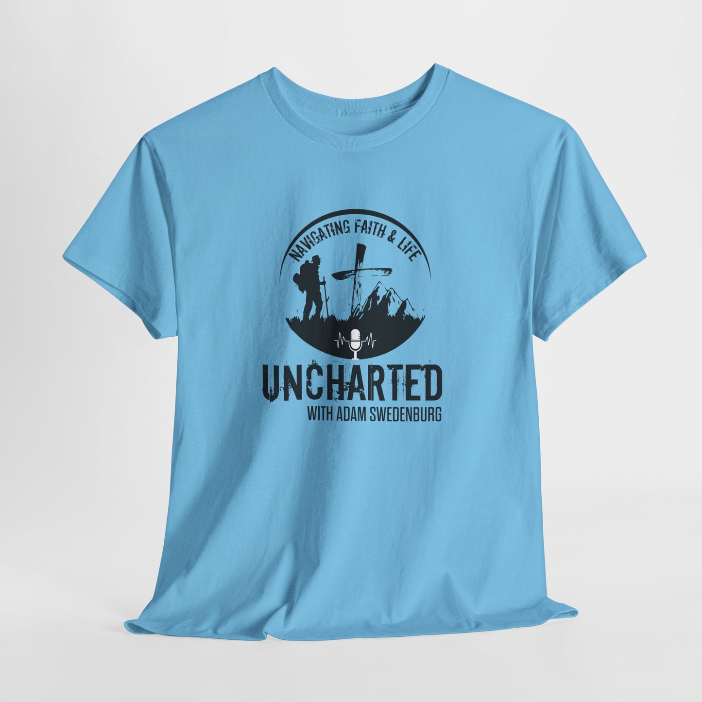 Uncharted Adventure Tee | Unisex Heavy Cotton Shirt, Casual Wear, Travel Gift, Outdoor Adventure, Nature Lovers, Summer Tee