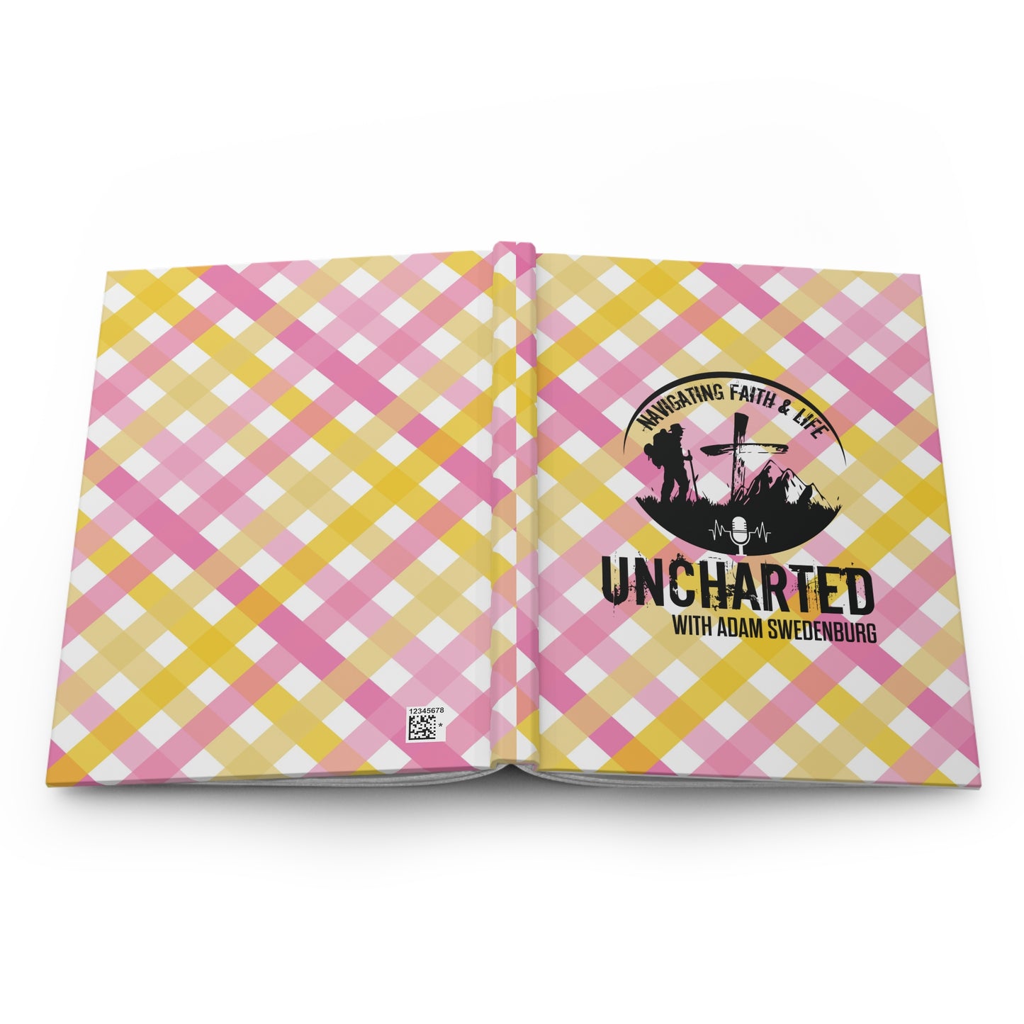 Uncharted Hardcover Journal — "Navigating Faith & Life" Adventure Notebook