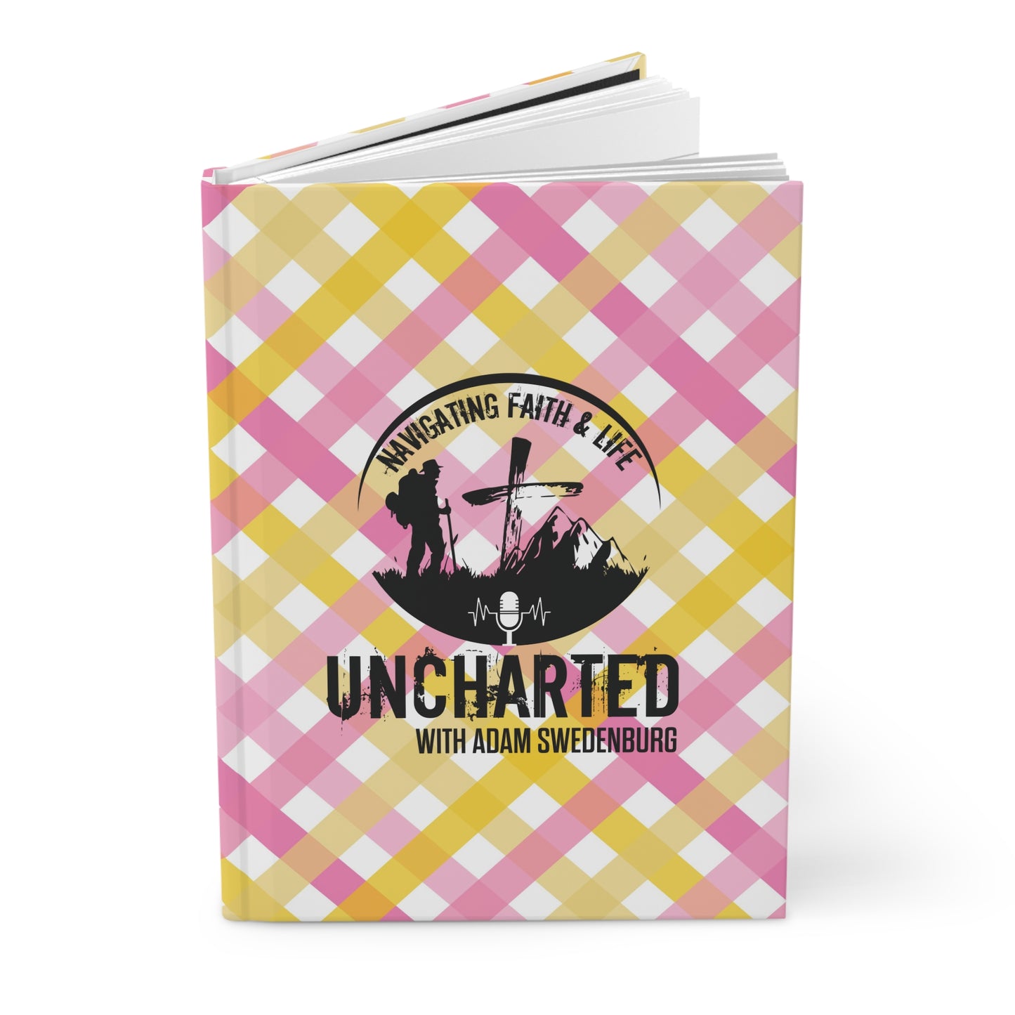 Uncharted Hardcover Journal — "Navigating Faith & Life" Adventure Notebook