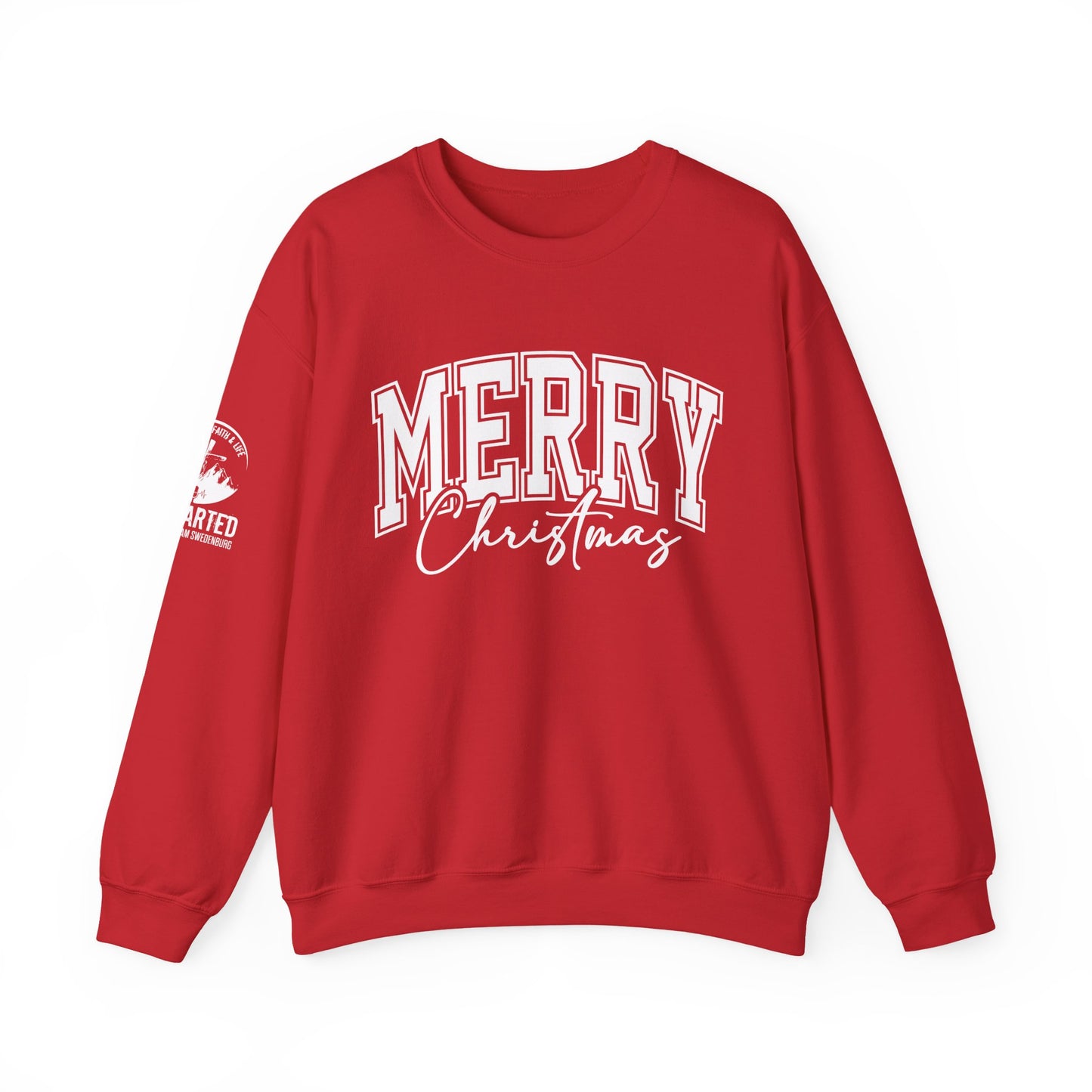 Christmas Crewneck Sweatshirt — 'Merry Christmas' Festive Pullover