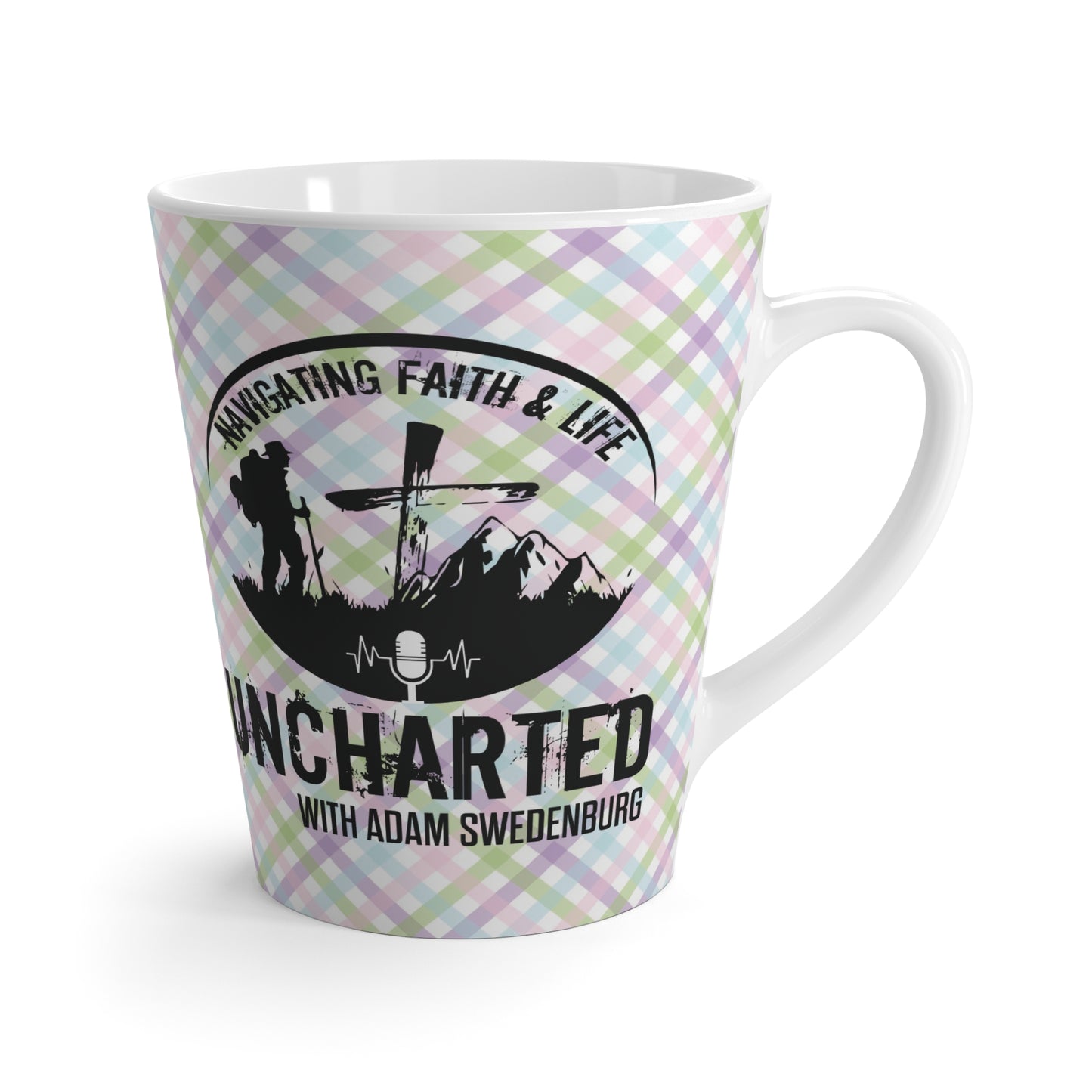 Latte Mug — 'Uncharted with Adam Swedenburg' Christian Hiking Coffee Cup