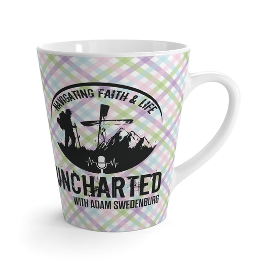 Latte Mug — 'Uncharted with Adam Swedenburg' Christian Hiking Coffee Cup