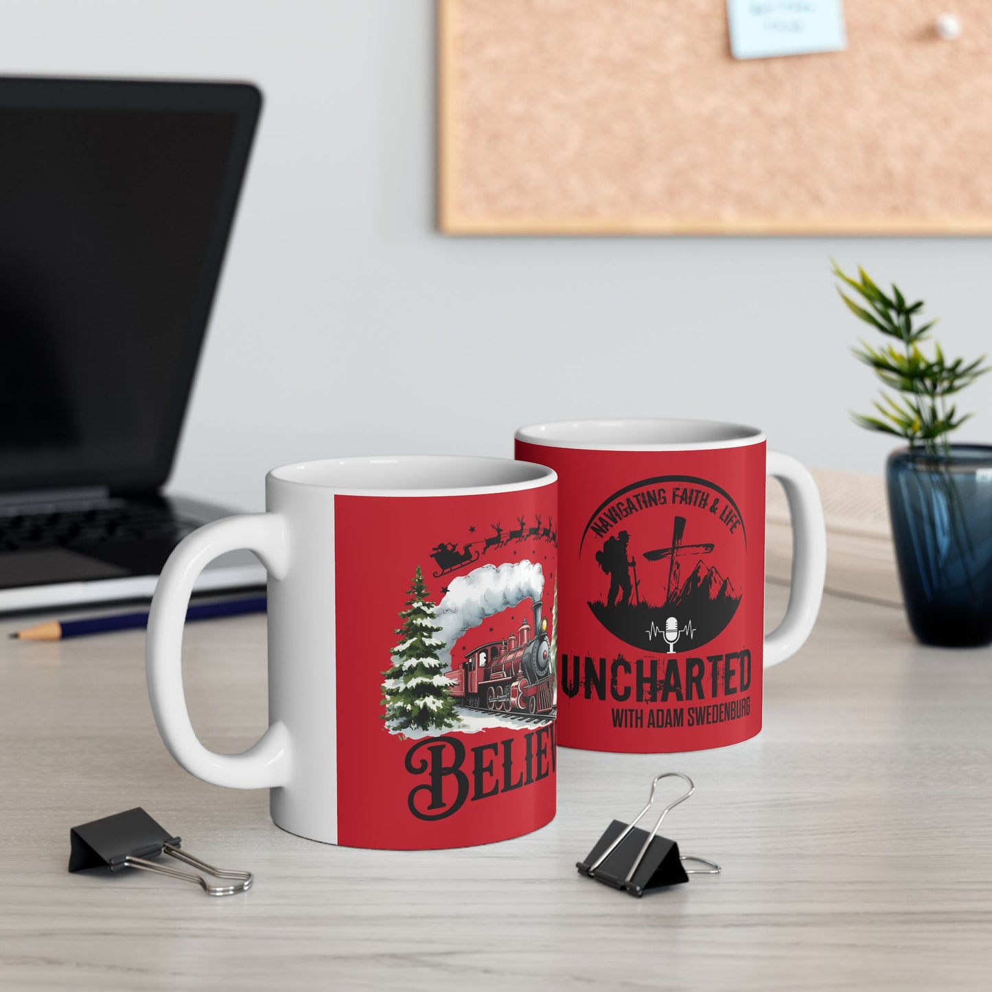 Christmas Camping Mug — "Uncle with a Truck" Holiday Coffee Cup (11oz/15oz)