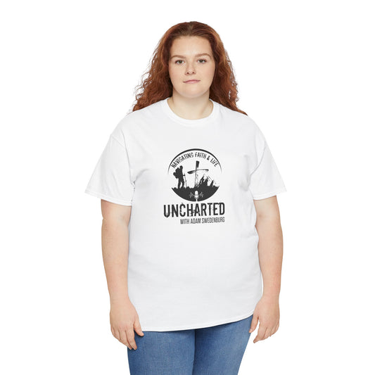 Uncharted Adventure Tee | Unisex Heavy Cotton Shirt, Casual Wear, Travel Gift, Outdoor Adventure, Nature Lovers, Summer Tee