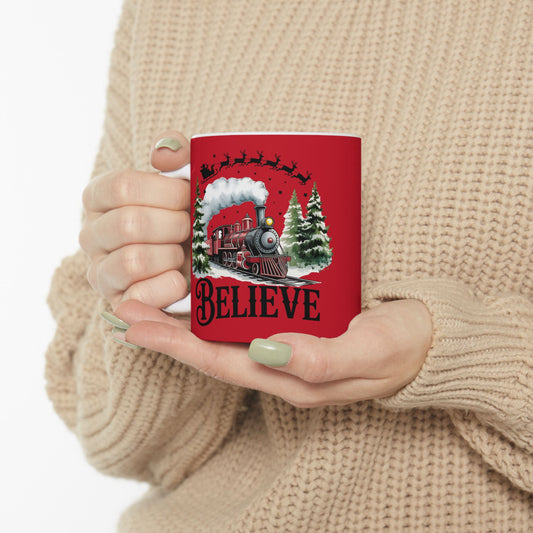 Christmas Camping Mug — "Uncle with a Truck" Holiday Coffee Cup (11oz/15oz)