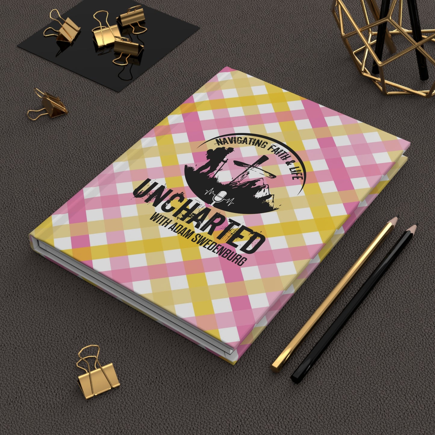 Uncharted Hardcover Journal — "Navigating Faith & Life" Adventure Notebook