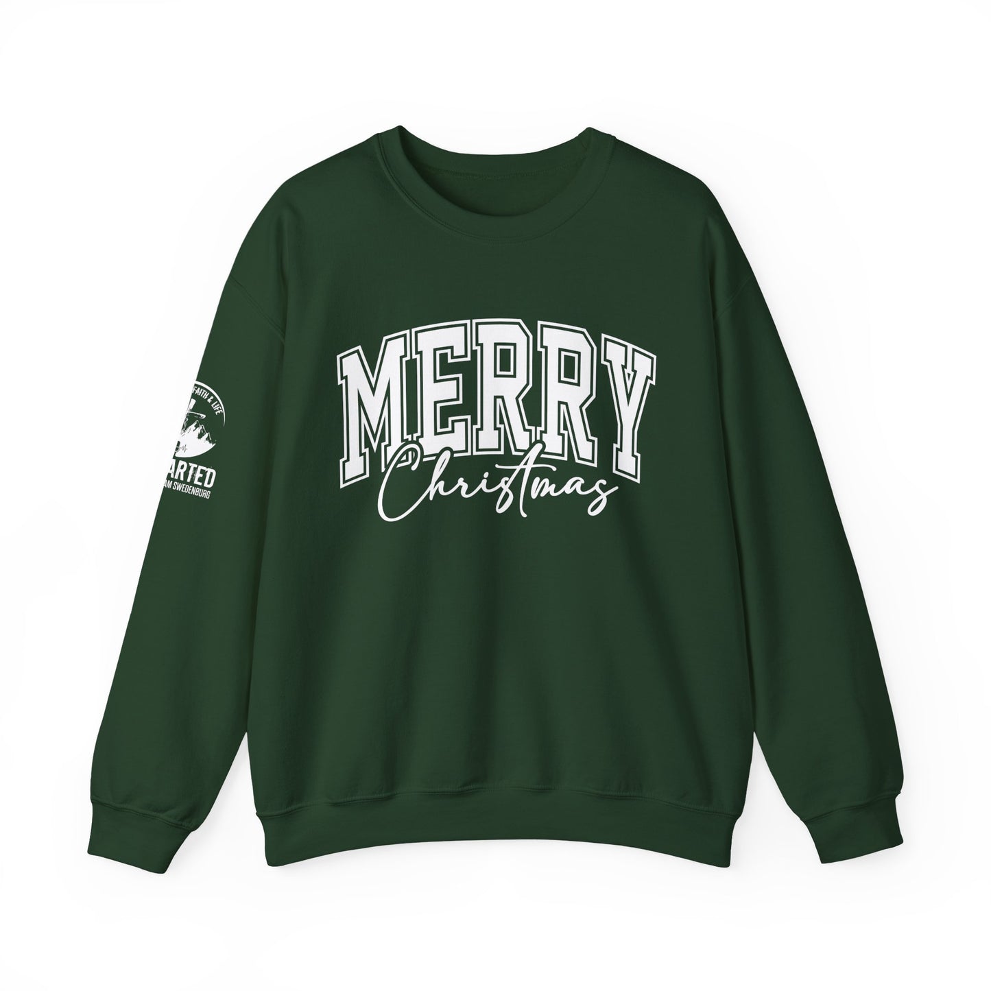 Christmas Crewneck Sweatshirt — 'Merry Christmas' Festive Pullover