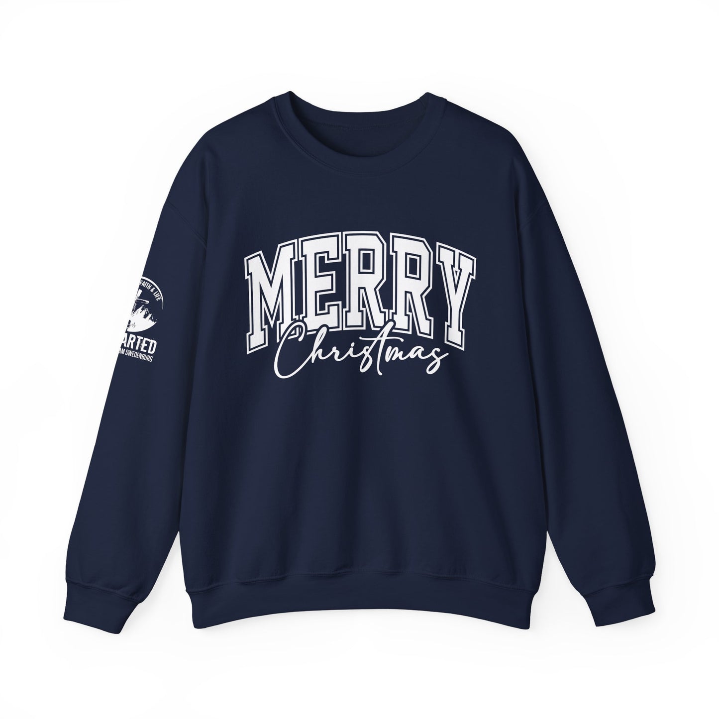 Christmas Crewneck Sweatshirt — 'Merry Christmas' Festive Pullover